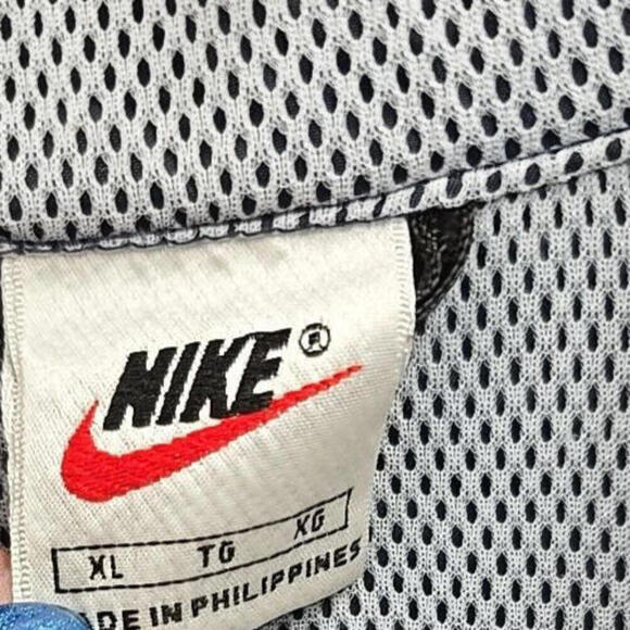 Vintage Nike Full Zip‎ Collared Embroidered Swoosh Windbreaker Jacket (Size XL) - Picture 9 of 12